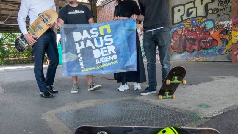 Wegen Laga-Arbeiten: Startschuss für Skateranlage am Gare du Neuss