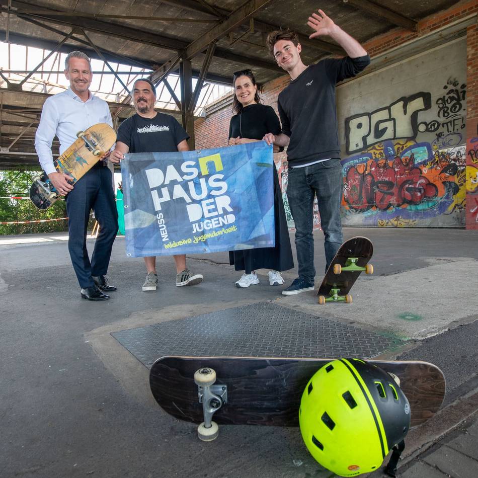 Wegen Laga-Arbeiten: Startschuss für Skateranlage am Gare du Neuss