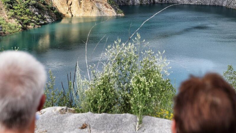 Was passiert im ehemaligen Kalksteinbruch am Neandertal?: Mit der Drohne zur abrutschenden Nordwand