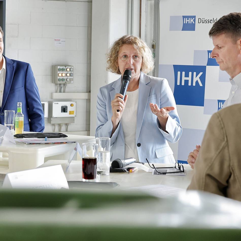 Bürgermeisterkandidaten zu Gast bei IHK: Diskussion um Mettmanns wirtschaftliche Zukunft