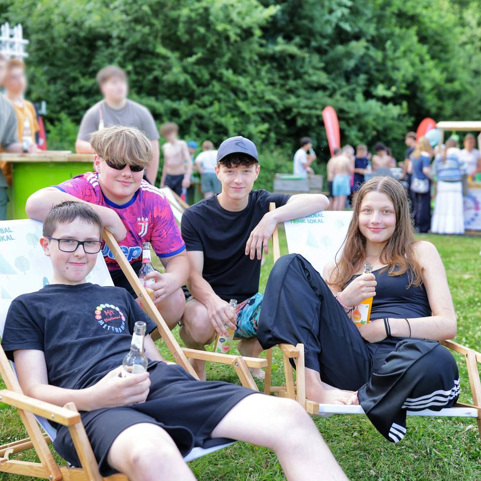 Beachparty in Mettmann: Elternfreien Zone im Naturfreibad