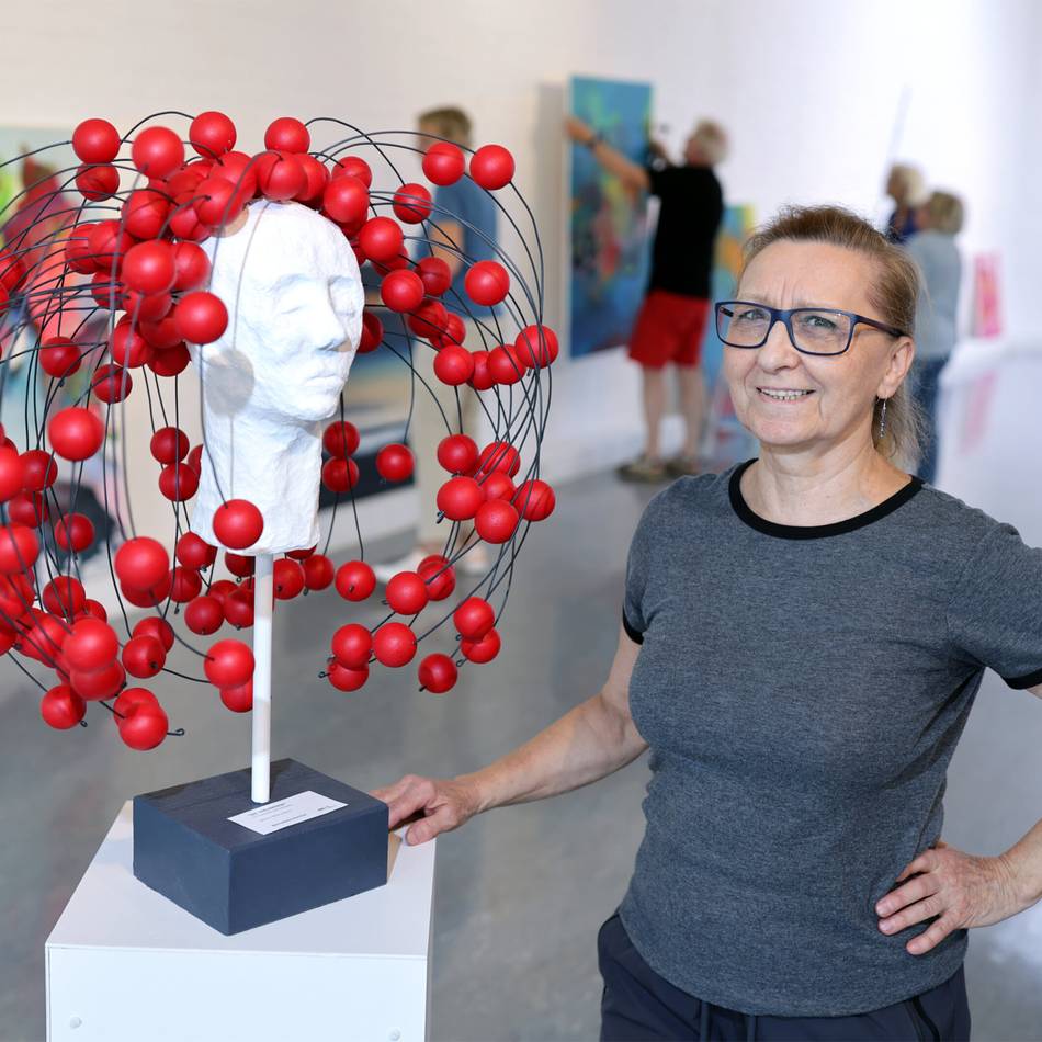 Ausstellung im Kunstraum Gewerbepark-Süd: „Wir wollen zum Lächeln animieren“