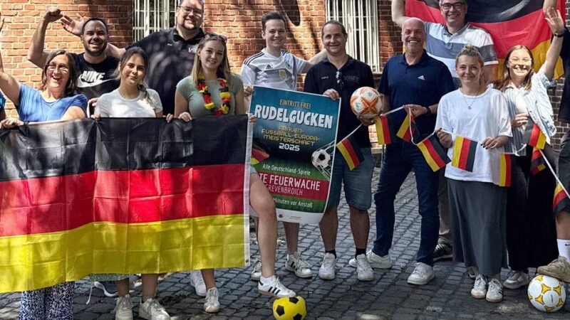 Public Viewing in Grevenbroich: Alte Feuerwache wird einmal mehr zum Fußballtreff