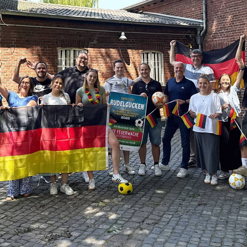 Public Viewing in Grevenbroich: Alte Feuerwache wird einmal mehr zum Fußballtreff
