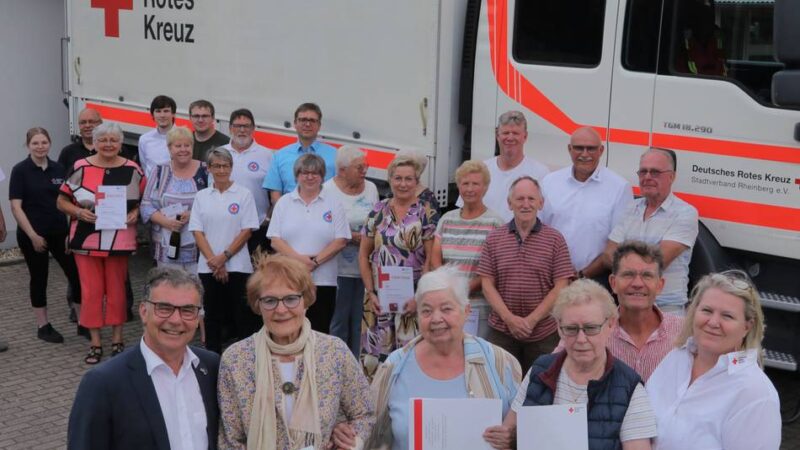 Jahreshauptversammlung in Rheinberg: DRK-Stadtverband ist gut aufgestellt