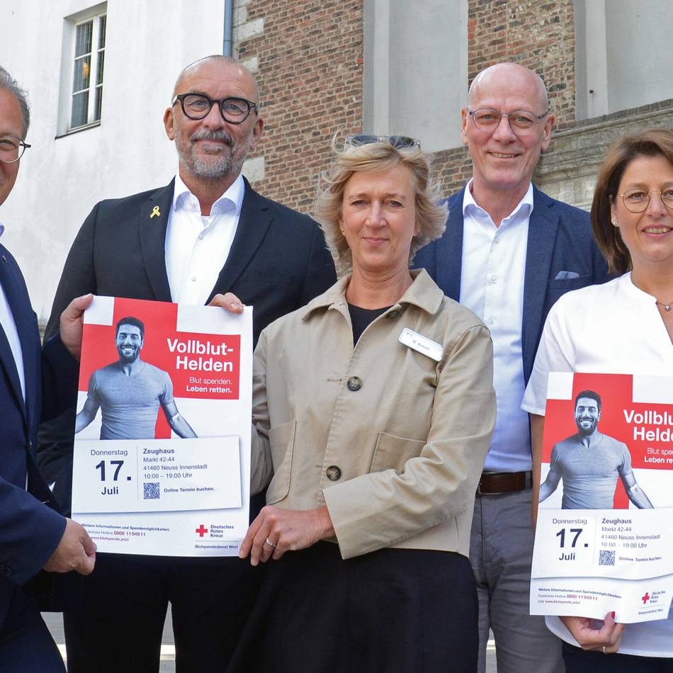 Blutspendemarathon im Zeughaus: Neuss sucht „Vollblut-Helden“