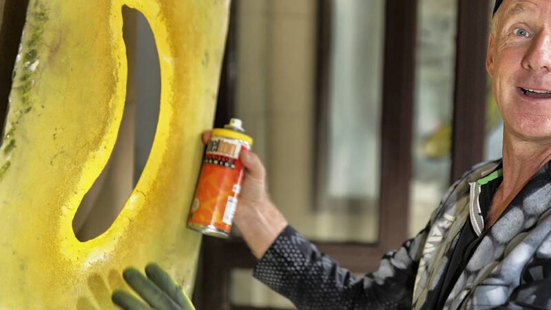 40 Ausstellungen parallel: Bananensprayer plant Kunst-Marathon am Niederrhein