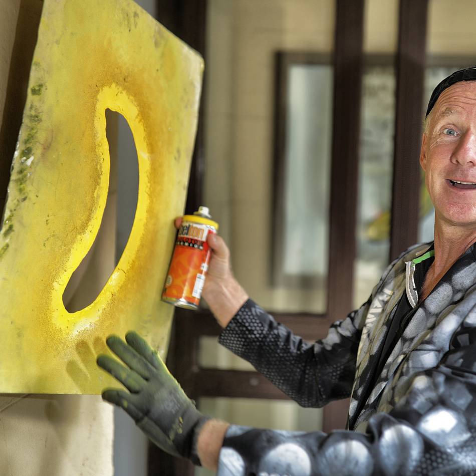 40 Ausstellungen parallel: Bananensprayer plant Kunst-Marathon am Niederrhein