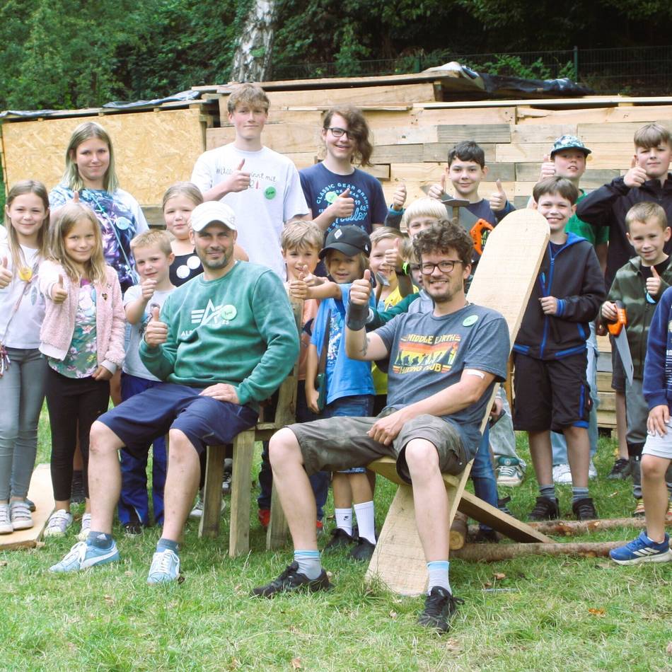 Kinder- und Jugendzentrum EFFA in Schwalmtal: Sommerferienaktion mit Säge, Kuhfuß und Murmeln