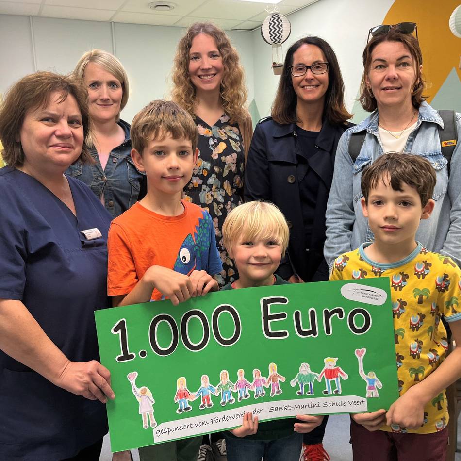 Hilfe für Kinderklinik: Veerter Grundschüler laufen fürs Clemens-Hospital