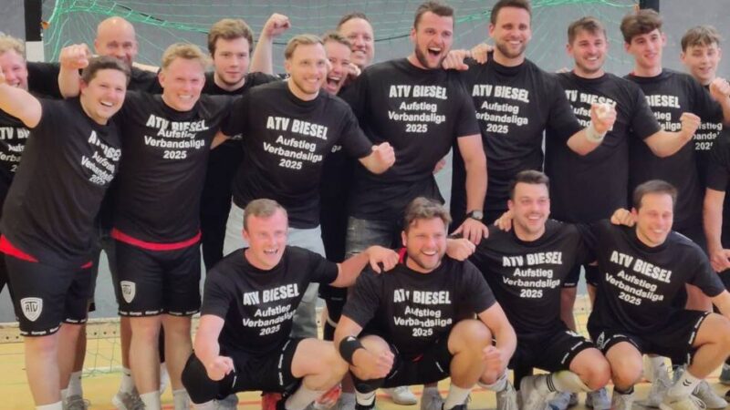 Die Saison des ATV Biesel: Über das Tempospiel zum Verbandsliga-Aufstieg