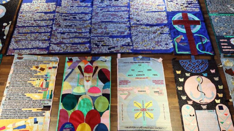 Nachlass eines Mönchengladbacher Künstlers: Quadratmetergroßen Stickereien droht die Mülldeponie