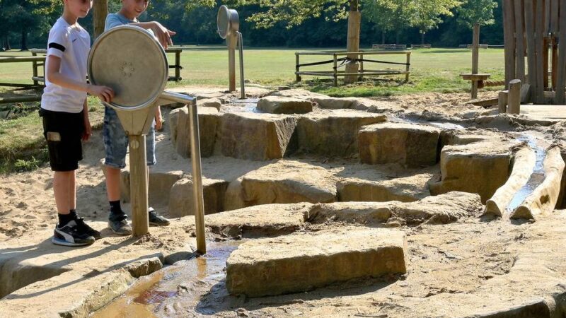 Wasserspielplätze in Krefeld: Auf die Spielplätze, fertig, Wasser marsch!