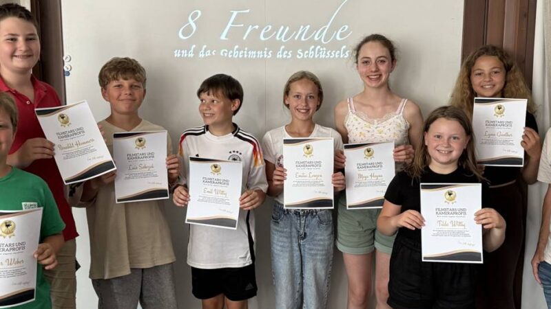 VHS-Sommerprogramm: Ferienkinder drehen einen eigenen Kurzfilm im VHS-Studio