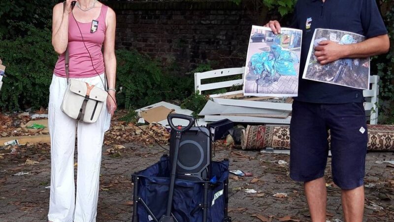 OB-Kandidaten beim City-Rundgang: „Müll, Drogen und Kriminalität bestimmen das Geschehen“