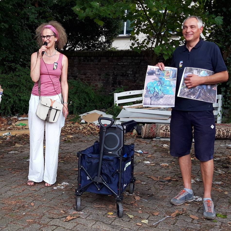 OB-Kandidaten beim City-Rundgang: „Müll, Drogen und Kriminalität bestimmen das Geschehen“
