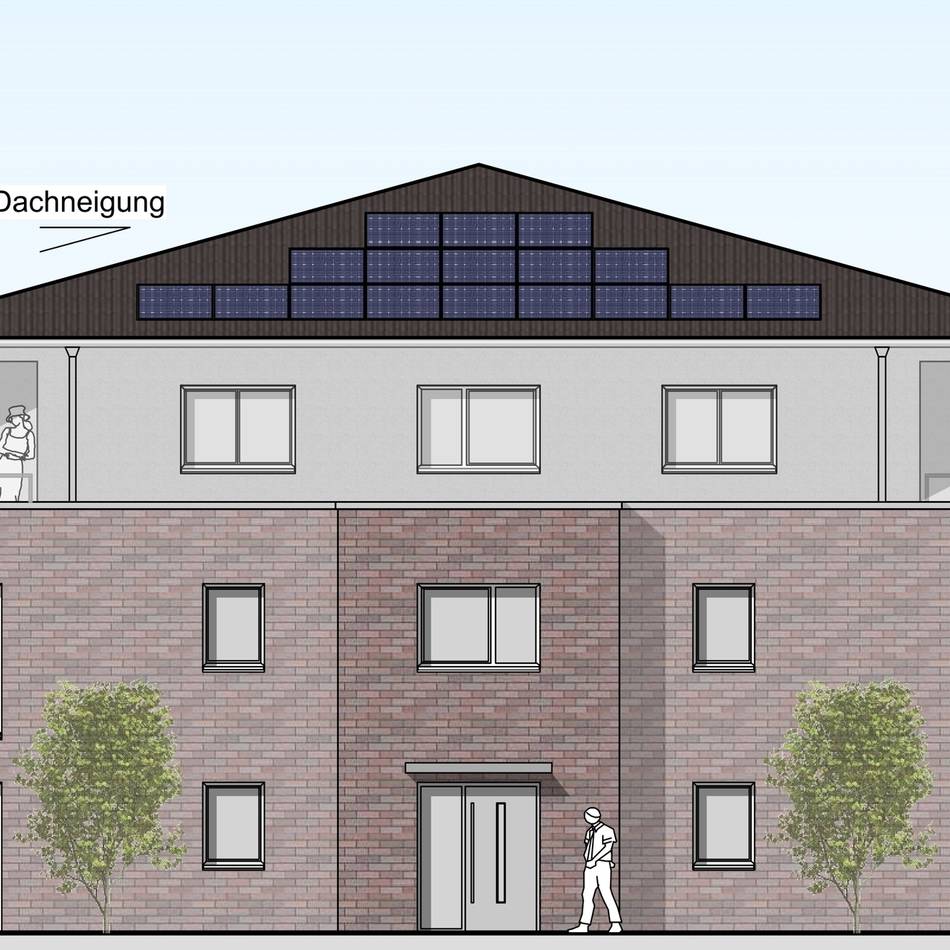 Mehrfamilienhaus an der Grunewaldstraße geplant: Der Kreis Kleve baut bezahlbare Wohnungen in Veert