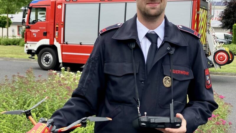 Unsere Feuerwehr: Wie die Feuerwehr bei Einsätzen Drohnen nutzt