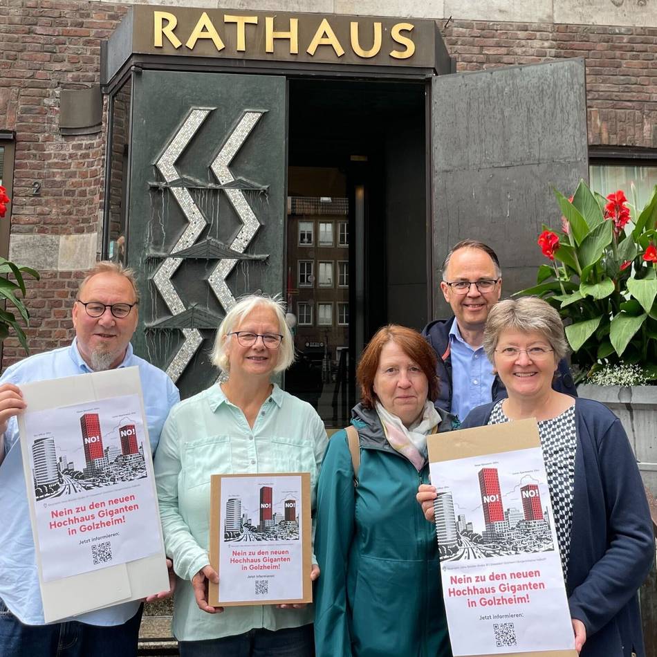 Bauvorhaben in Düsseldorf: „Bezahlbarer Wohnraum statt Bürotürme“ – Bürgerinitiative übergibt 1254 Unterschriften