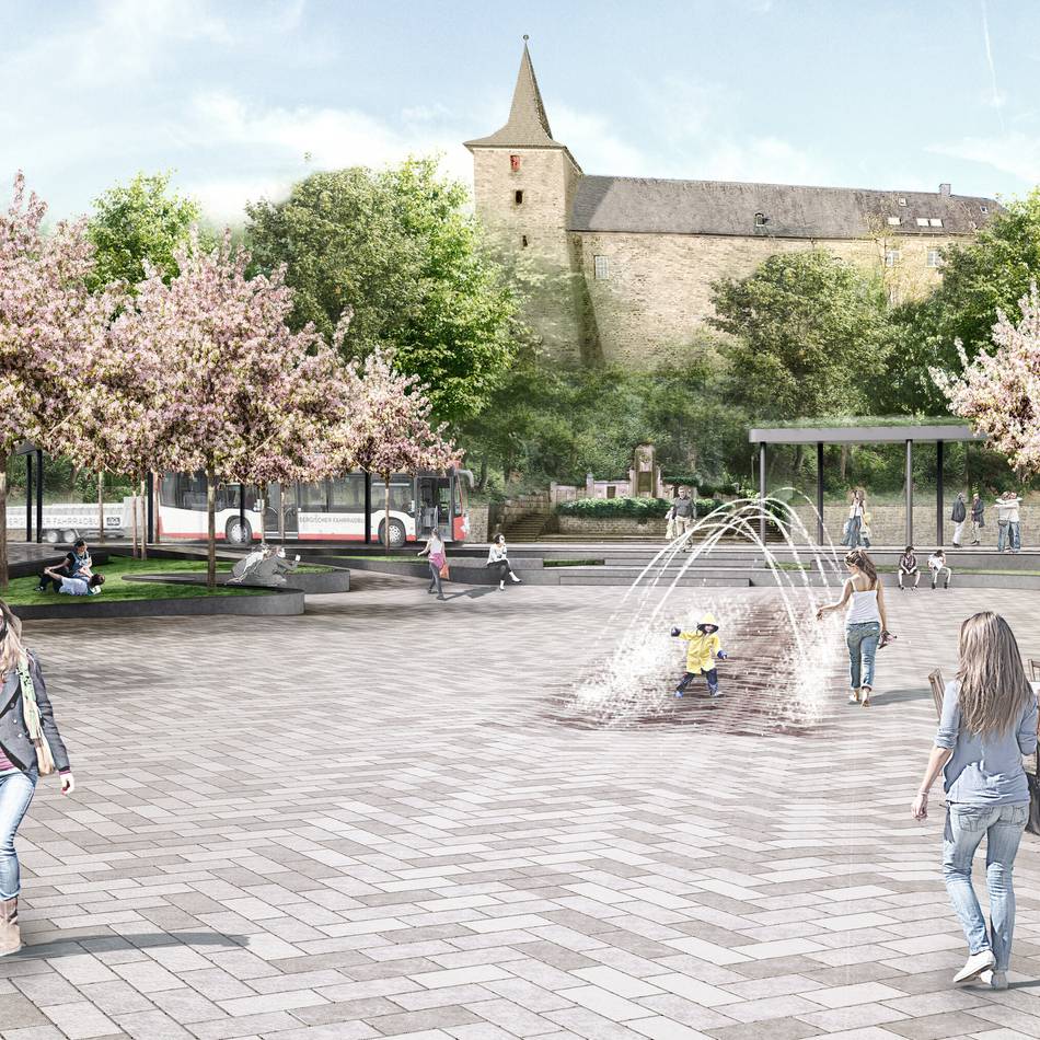 Einweihungsfest für die Hückeswagener: Der „neue“ Bahnhofsplatz wird offiziell übergeben