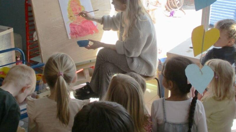 Heimatreporter im Grenzland: Außergewöhnliche Kunstausstellung von St.-Gertrudis-Kita