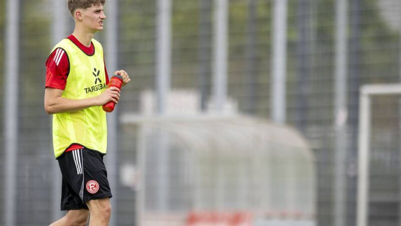 Behutsamer Aufbau: Wann Luca Raimund bei Fortuna nach seiner Verletzung voll bereit sein könnte