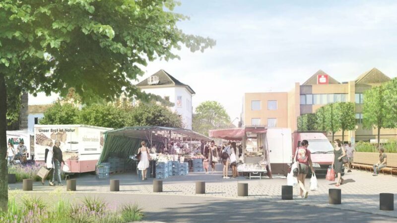 „Bar zur Baustelle“ in Mönchengladbach: Verwaltung beantwortet Bürgerfragen zum Umbau des Mühlentorplatzes
