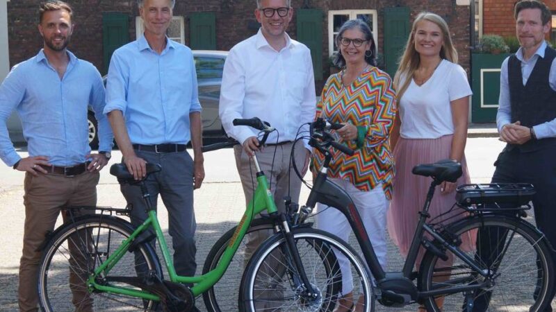 Vorstellung in Moers: Eine App für das Niederrheinrad