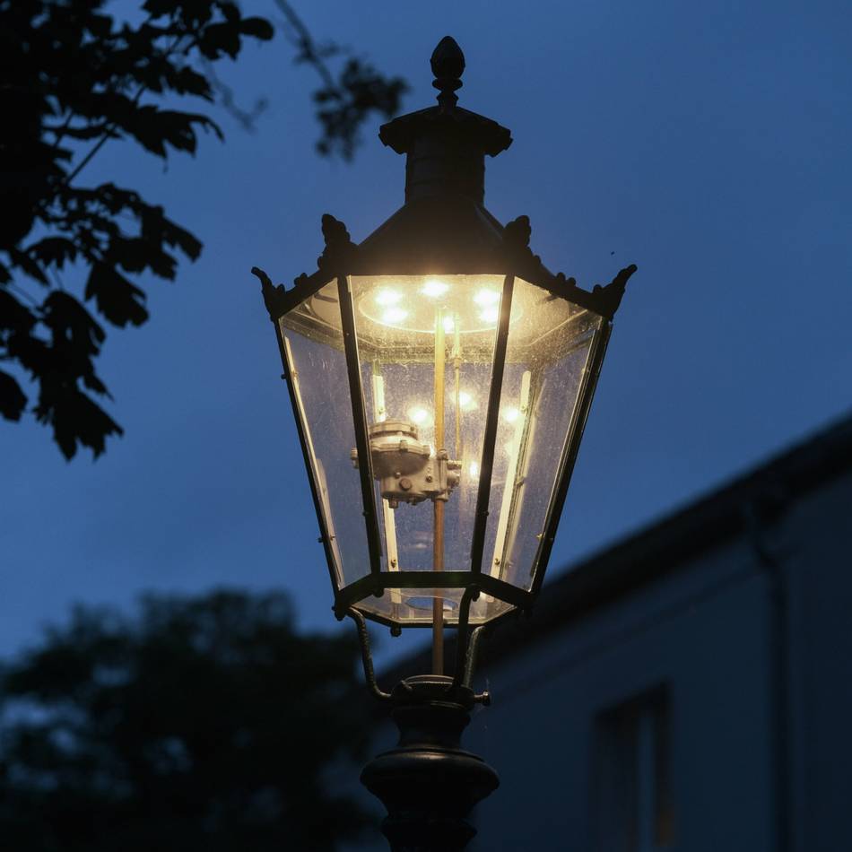 Zustimmung der Bezirkspolitik: Umstellung von Gaslaternen in Düsseldorf geht weiter