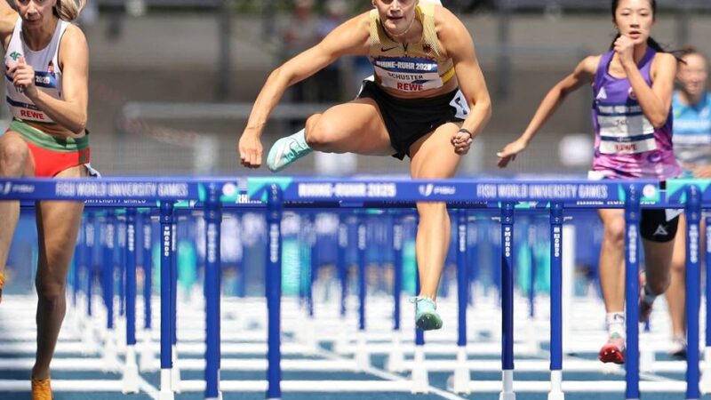 Über 100m-Hürden bei den World University Games: Neue Bestzeit, aber Franziska Schuster sprintet an Medaille vorbei