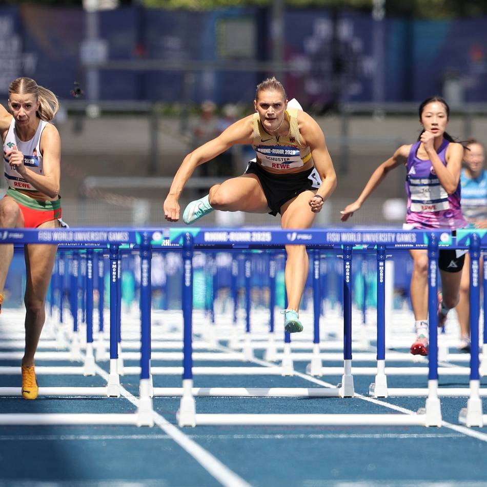 Über 100m-Hürden bei den World University Games: Neue Bestzeit, aber Franziska Schuster sprintet an Medaille vorbei