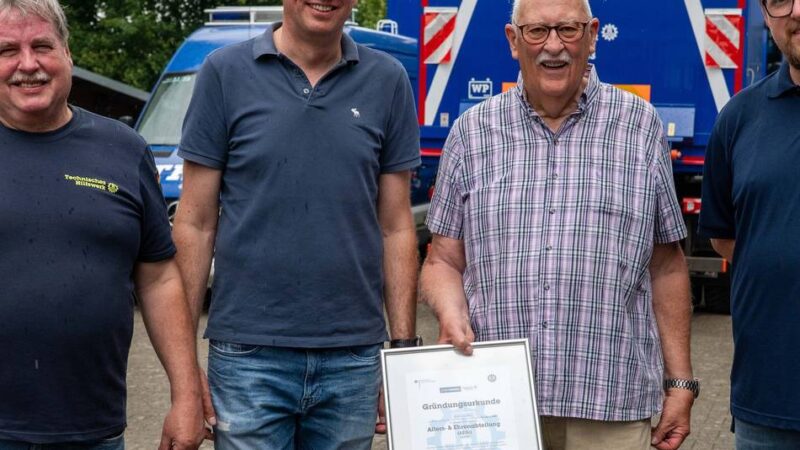 Feier in Erkelenz: THW hat jetzt eine Ehrenabteilung