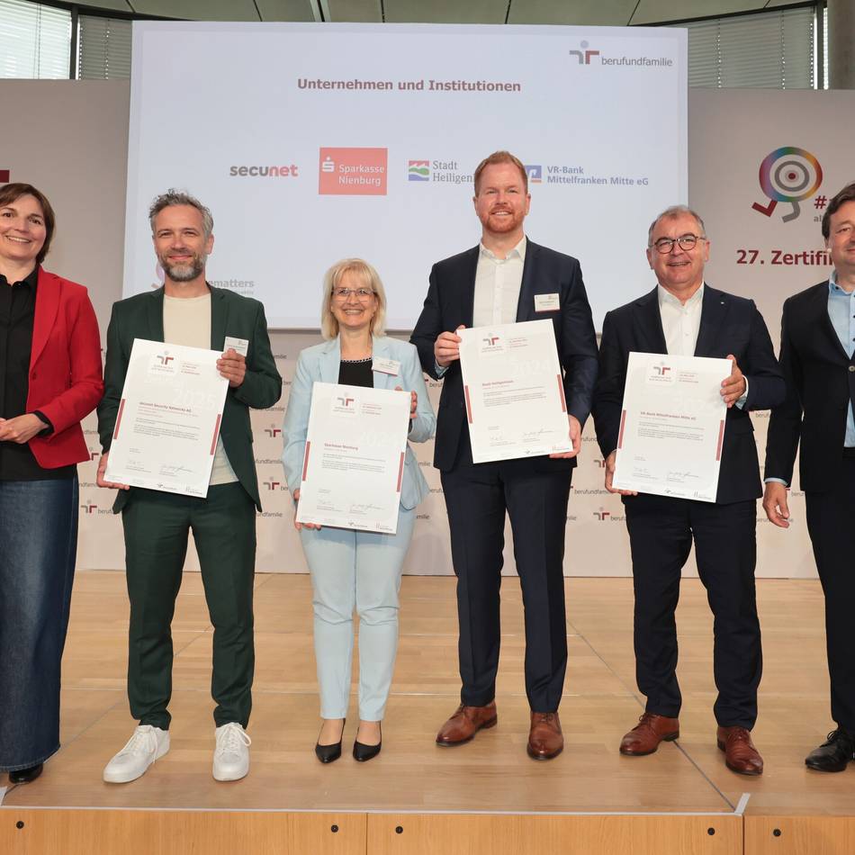 Preis für Heiligenhaus: Bestnote: Familie und Beruf unter einen Hut bringen