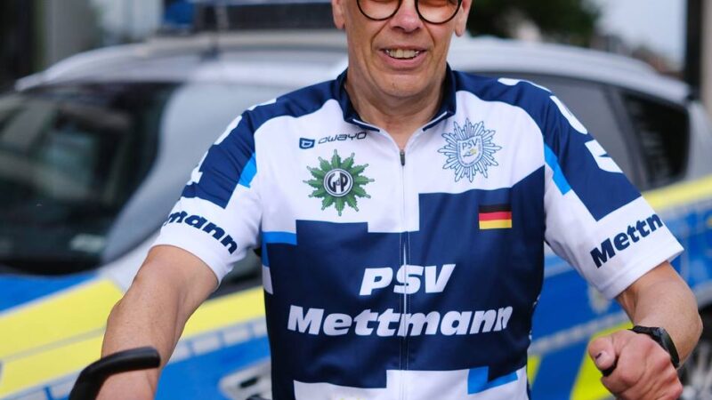 Polizist Frank Eigelshofen: Radfahren für den guten Zweck