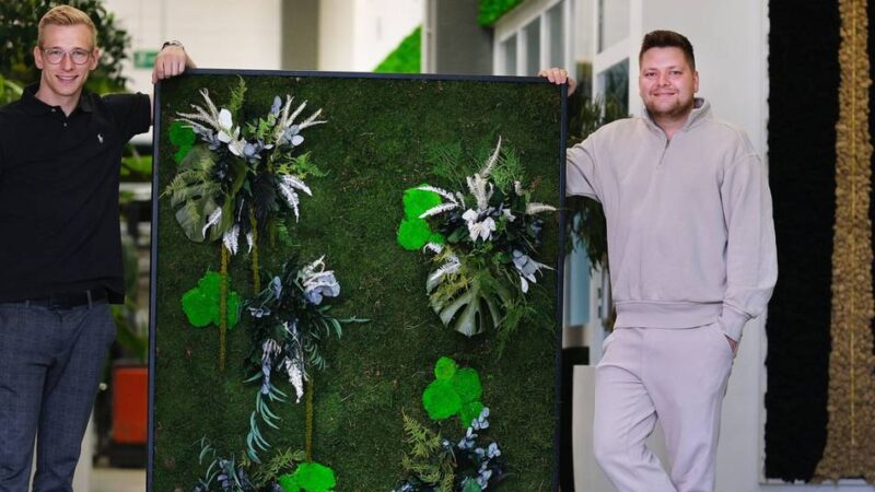Ratinger Firma begrünt Wände: Ohne Moos nichts los