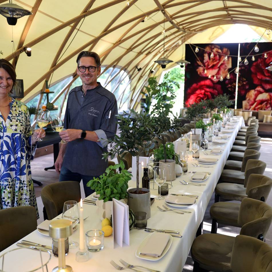 Gastronomie in Korschenbroich: Dolce Vita im Gartenpavillon