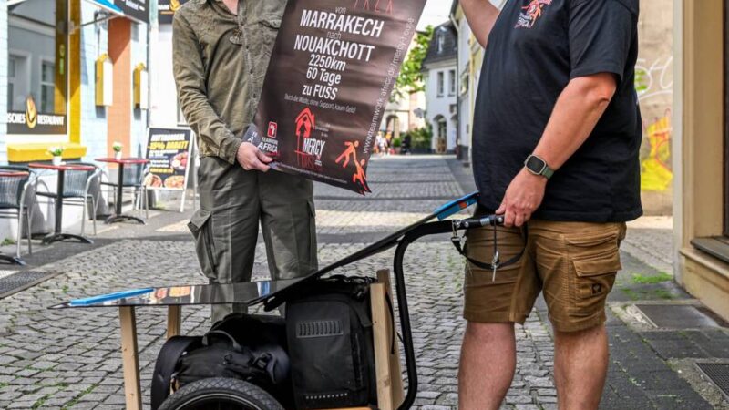 Abenteurer aus Moers: 2250 Kilometer in 60 Tagen zu Fuß – für den guten Zweck