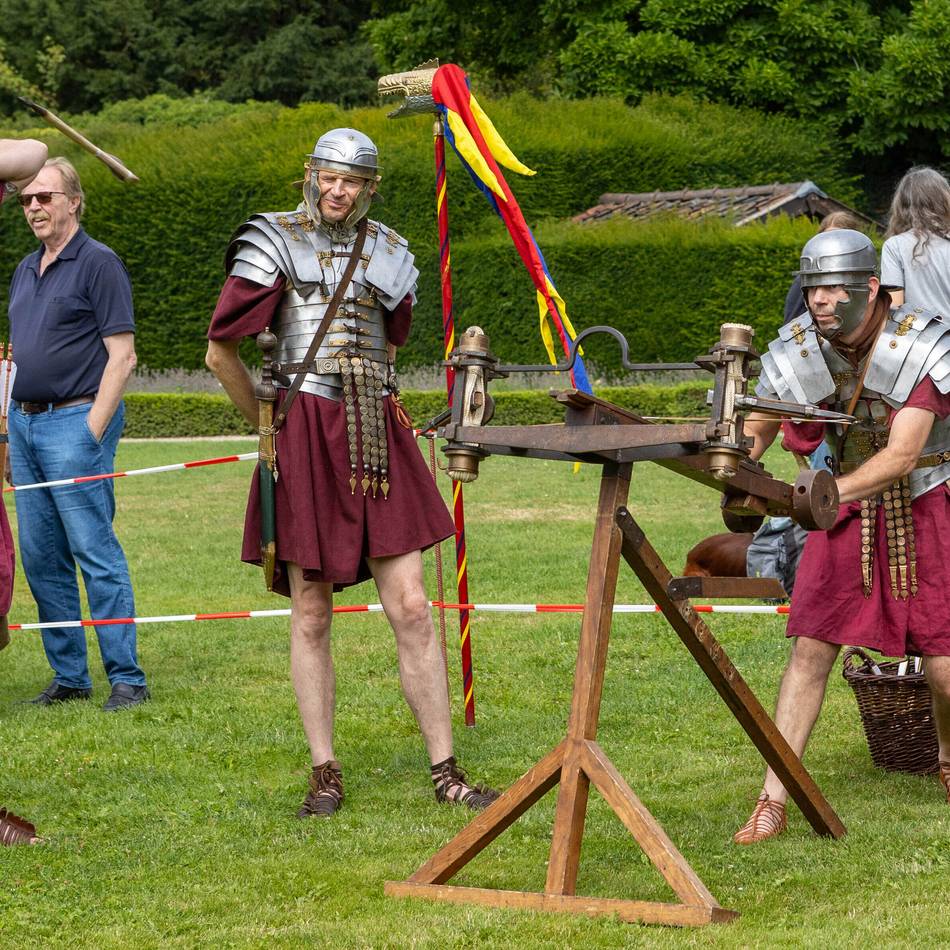 Beim Limesfest auf Burg Linn: Faszinierende Reise in die Römerzeit