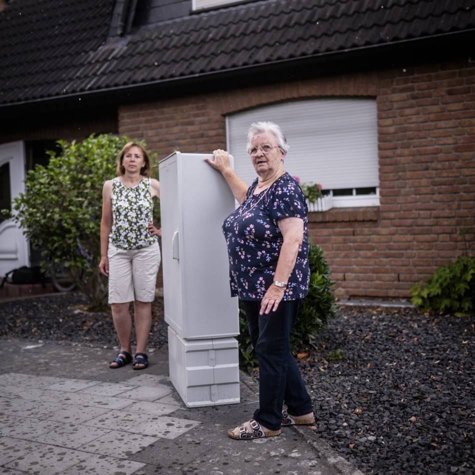 Glasfaserausbau in Meerbusch: Und plötzlich steht ein Kasten vor dem Küchenfenster