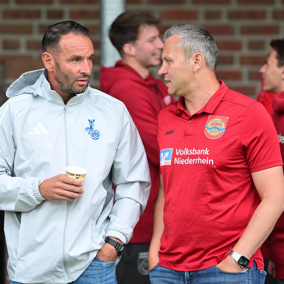 MSV-Coach kommt gerne zum SV Sonsbeck: Hirsch und Losing verbindet Trainer-Freundschaft