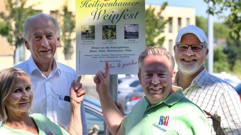 Weinfest in Heiligenhaus: Winzer aus vier Regionen machen einen Abstecher