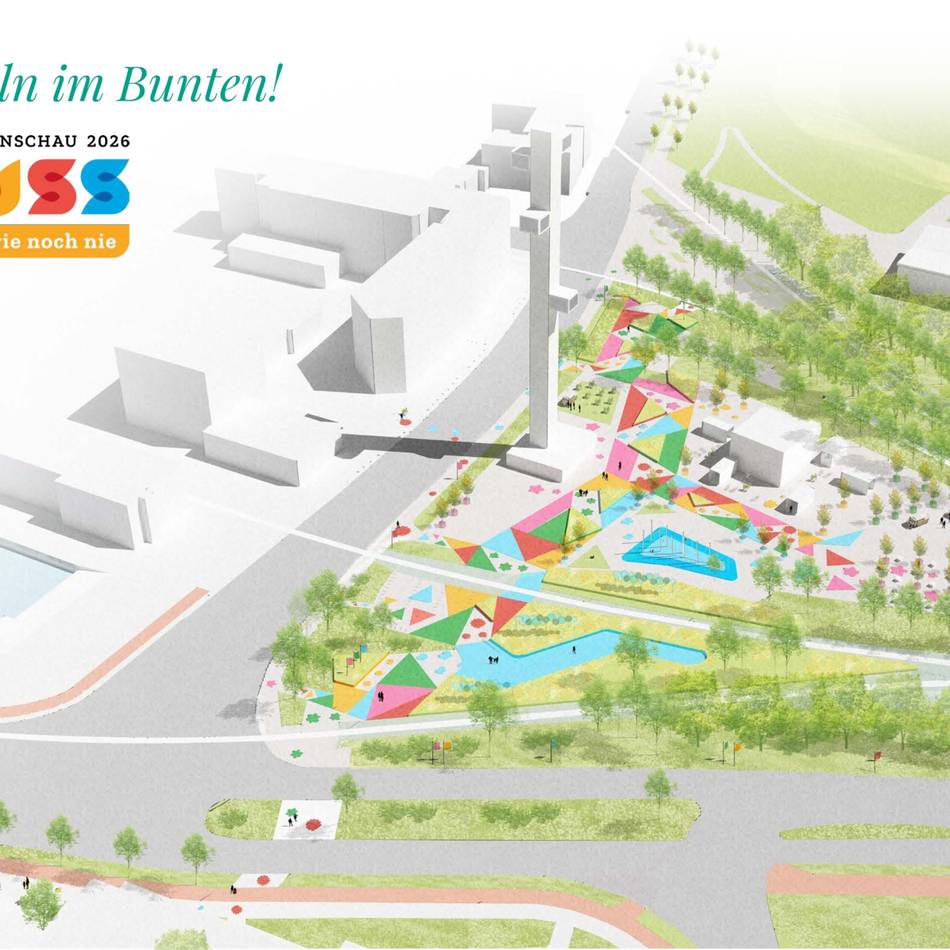 Stadt und IHK stellen Pläne vor: Wie sich der Neusser Wendersplatz während der Laga verwandelt