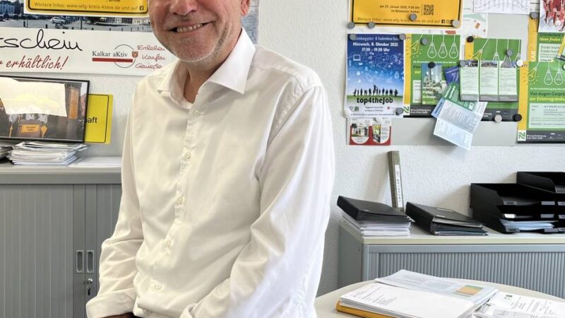 Scheidender Wirtschaftsförderer: Bruno Ketteler gibt die Verantwortung in Kalkar ab