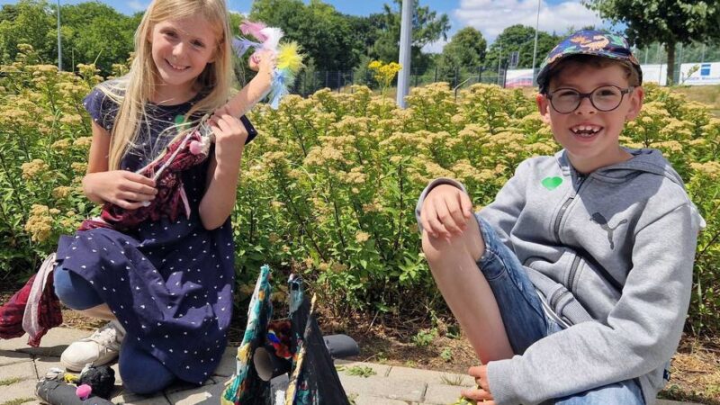 Schulwettbewerb in Mönchengladbach: Ein Hockeyschläger namens Franz