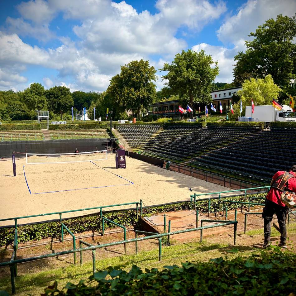 Sport-Events in Düsseldorf: Gelber Sand statt rote Asche