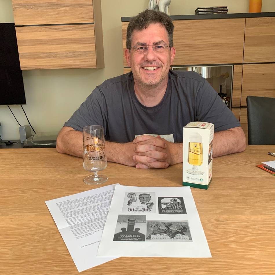 Bekanntes Motiv: Was ein Pils aus der Eifel mit Wesel zu tun hat