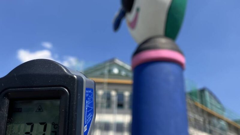 Glühende Bänke, schmelzende Brücken: 70 Grad und mehr – hier wird es in Grevenbroich am heißesten