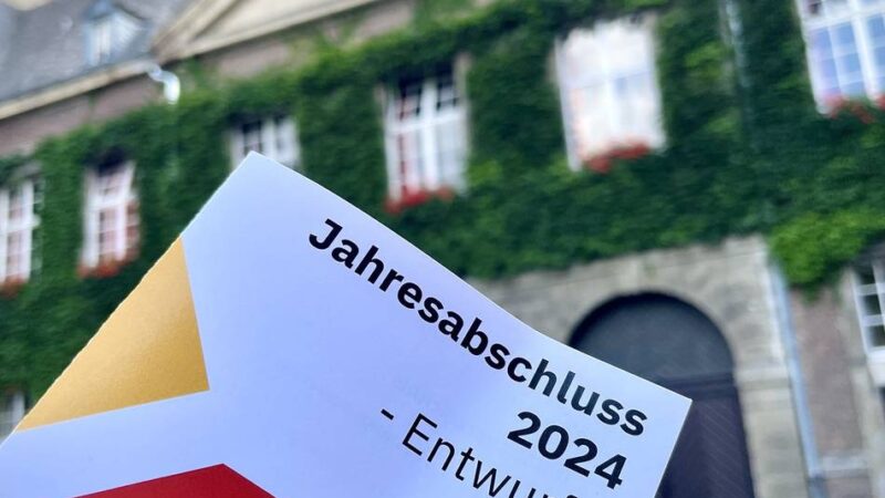 Finanzlage in Mönchengladbach: Haushaltsabschluss 2024 fällt überraschend positiv aus