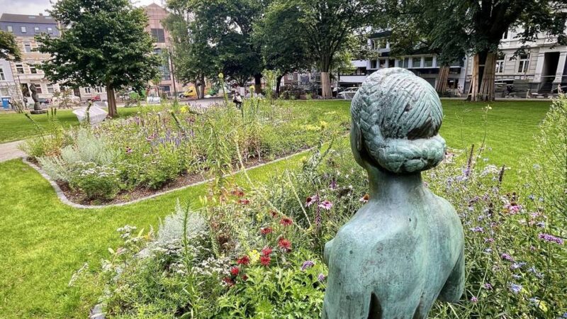 Adenauerplatz in Mönchengladbach: Ein kleiner Park voller neuer Ideen