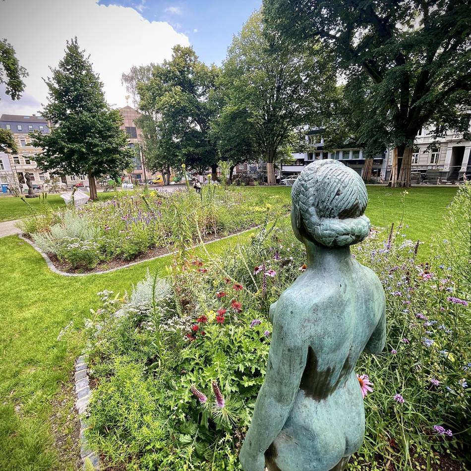 Adenauerplatz in Mönchengladbach: Ein kleiner Park voller neuer Ideen
